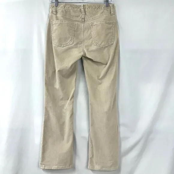 GAP Y2K‎ Low Rise Bootcut Flare Tan Corduroy Pants Womens 30" Waist 2000s Indie - Picture 5 of 7